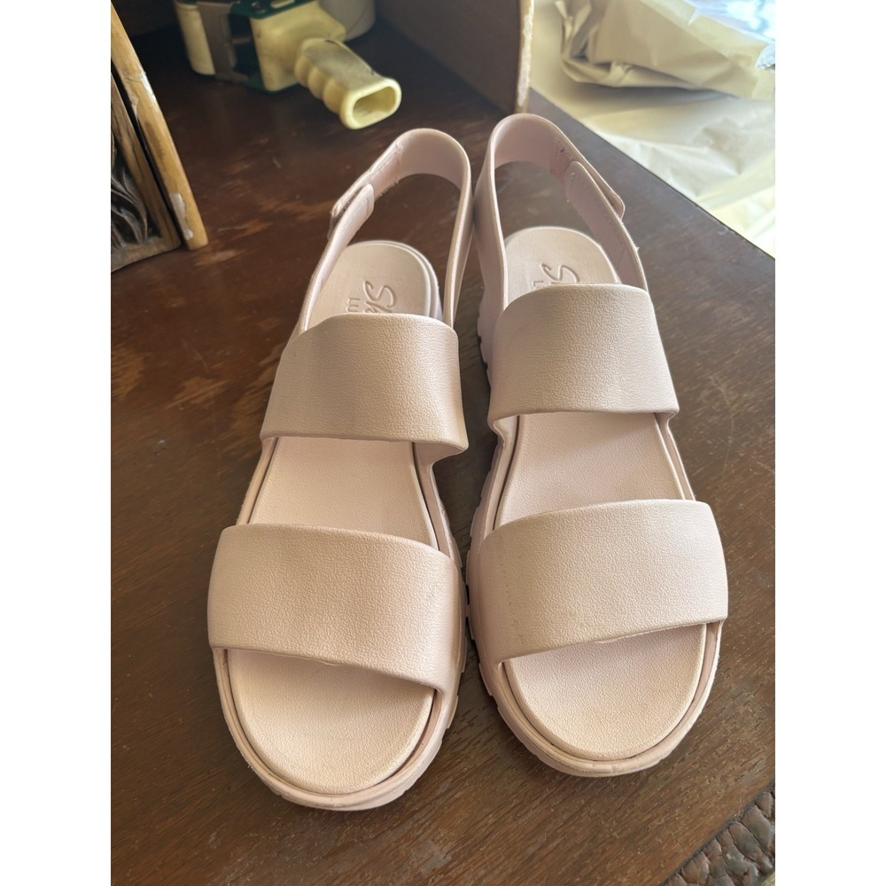 Skechers Luxe Foam Strappy Pink Sandals Women's Size 11